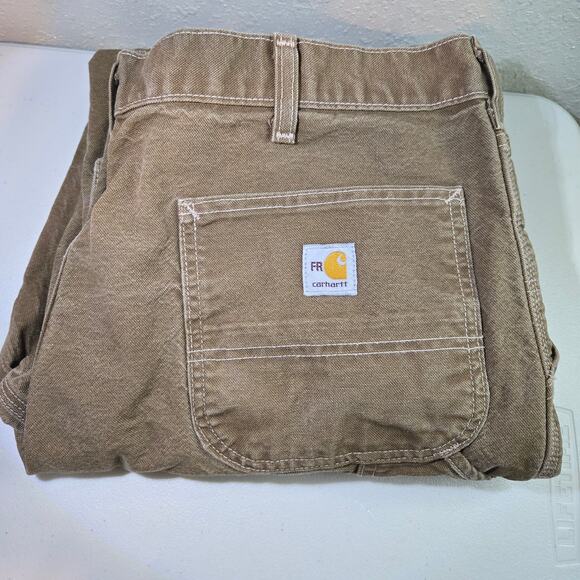 Carhartt Flame Resistance Washed Duck Loose Fit Pant Men's Size 38 - Picture 7 of 8